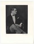 Berenice Abbott Signed Photo Mat of Her Portrait of Rene Crevel -- Measures 16 x 20